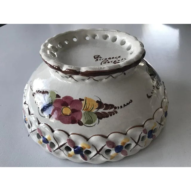 Handmade Portuguese Ceramic Bowl, 1950s For Sale - Image 10 of 12