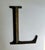 Early 20th Century patinated Cast Bronze or Brass Letter "L" Indoor / Outdoor Wall Signage. Accent. Featuring a sturdy,...