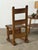 Vintage Dutch Brutalist Oak Dining Chairs, Set of 6 For Sale - Image 4 of 11