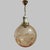 Silk-Screened Glass Pendant with Leaf Decoration For Sale - Image 6 of 6