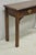 Vintage Lane Altavista Georgian Chippendale Cherry Wood Small Console Table For Sale - Image 13 of 15