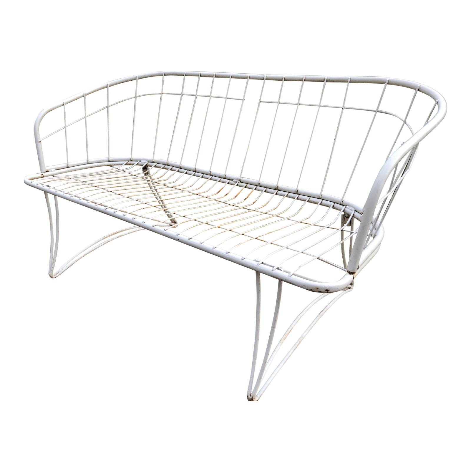 Vintage Homecrest Wrought Iron Patio Sofa Chairish