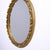 Large Oval Mirror in Gilded and Carved Wood, Late 1900s For Sale - Image 9 of 13