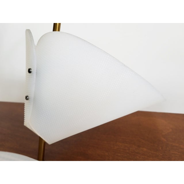 Metal Mid-Century Modern Austrian Brass Chandelier by Rupert Nikoll, 1950s For Sale - Image 7 of 8