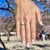 Natural Fine Quality Blue Sapphire Ring 6.5 14k White Gold 0.66 TCW Certified $1,190 217007 This is a Unique Custom Made...