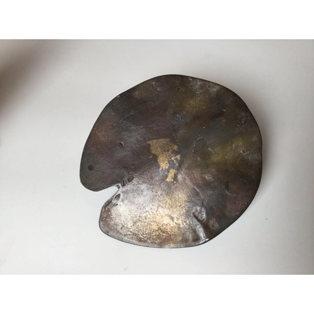 Mid 20th Century Bronze Frogs on Lily Pad Sun Dial For Sale In Philadelphia - Image 6 of 7