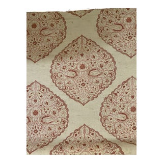 Lee Jofa Lido Petal Linen Blend Fabric Print 1 7/8 For Sale