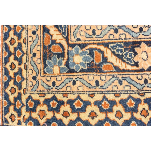 Antique Persian Haji Jalili Tabriz Rug 7'10'' X 12'2'' For Sale - Image 9 of 12