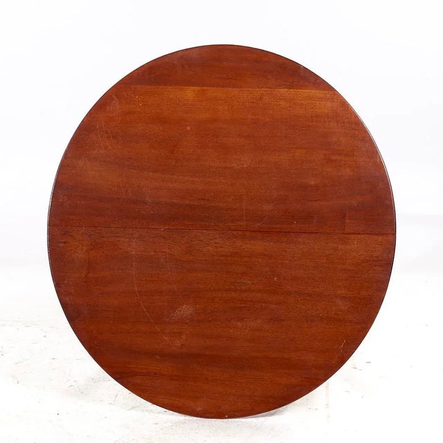 Moreddi Style Mid Century Danish Teak Expanding Dining Table With 1 Leaf For Sale In Chicago - Image 6 of 10