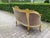 1970s 1970s French Louis XVI Tan Velvet Gilt Beech Settee For Sale - Image 5 of 17