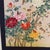 Vintage Chinese Hanging Scroll Painting — Hundred Butterflies & Peonies With Calligraphy, Silk Brocade Mount For Sale In Columbus - Image 6 of 12