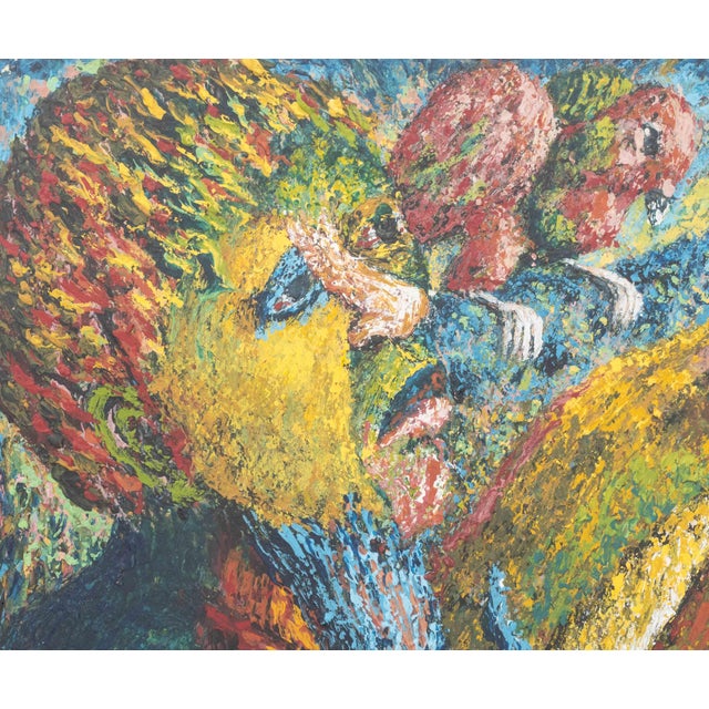 Contemporary Helen Sebidi Untitled Mixed Media on Paper, 1994 For Sale - Image 3 of 9
