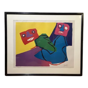 Karel Appel, Signed 1970´s Lithograph Print, Contemporary, Abstract, Modern