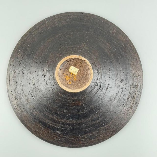 Large Rimini Blue Series Centerpiece Bowl by Aldo Londi for Bitossi, 1970s For Sale - Image 10 of 13