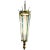 Italian 1940s Brass and Glass Lantern For Sale - Image 11 of 11