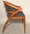 1990s Gunlocke Sculptural Wood Accent/Desk Chair With Curved Back For Sale In New York - Image 6 of 8