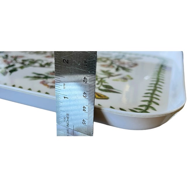 Vintage Portmeirion Botanic Garden Dog Rose Melamine Serving Tray by Susan Williams-Ellis For Sale - Image 10 of 11