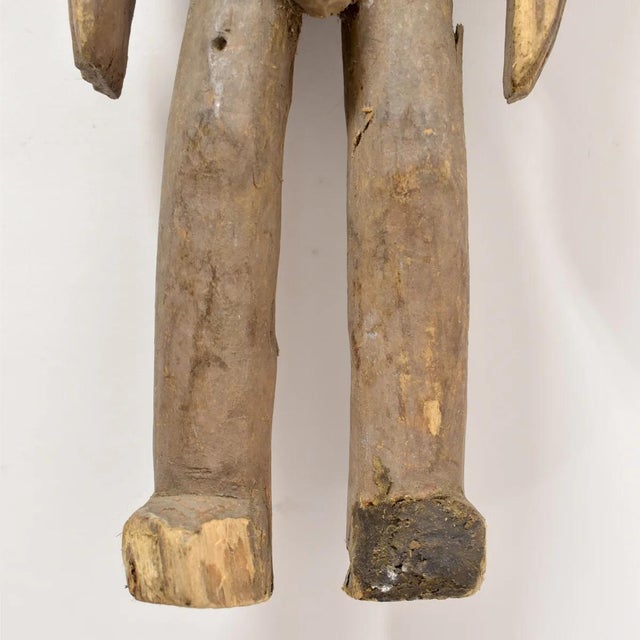 African Early 20th Century Lobi Standing Male Wood Figure Ghana For Sale - Image 3 of 11