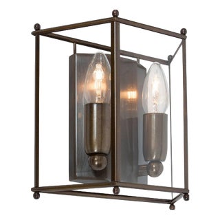 Glimminge Oxidized Brass Wall Lamp from Konsthantverk For Sale