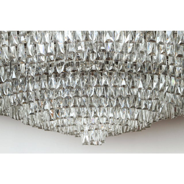 American Massive Crystal Wedding Cake Fixture For Sale - Image 3 of 9