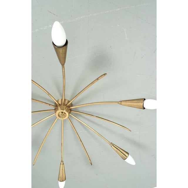 Vintage Sputnik Ceiling Lamp For Sale - Image 3 of 8