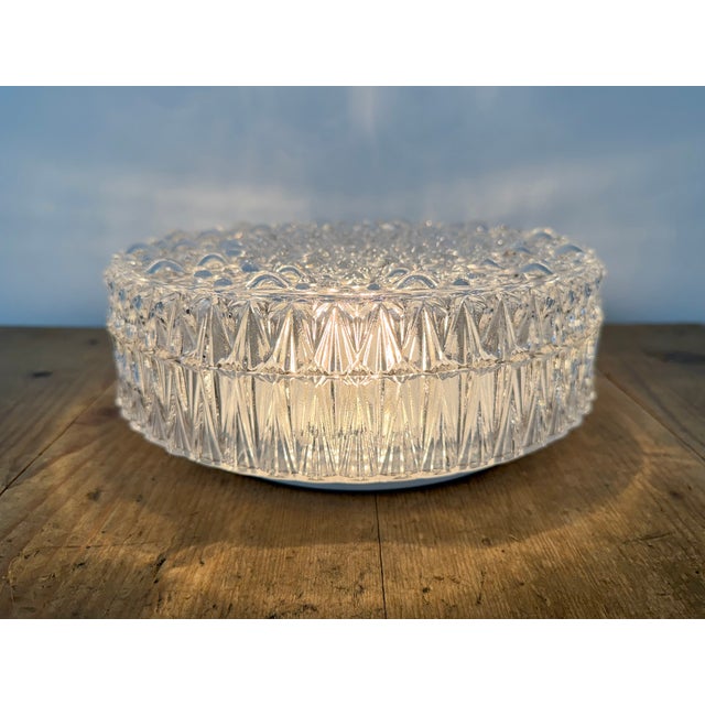Vintage Glass Wall Light, 1970s For Sale - Image 13 of 17