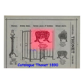 Porte-Partitions Music Stand in Beech from Thonet, 1885 For Sale