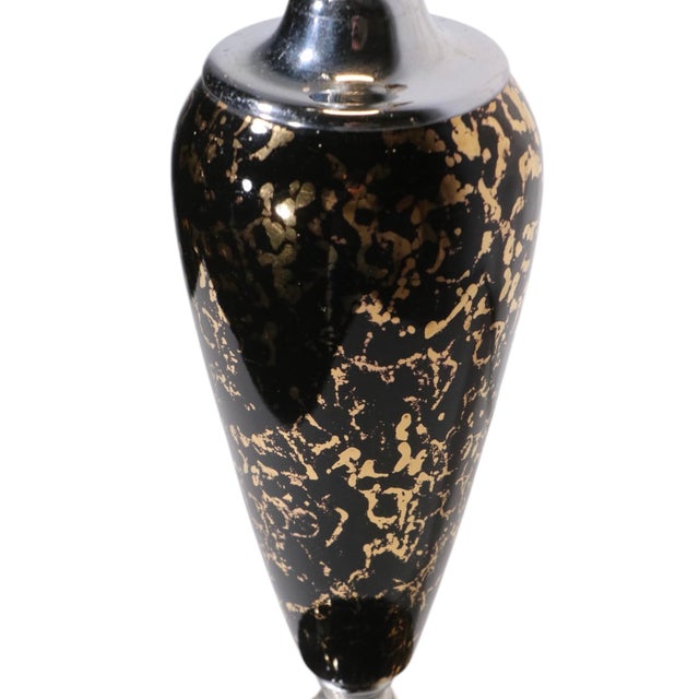 1950's Mid Century Table Lamp With Original Three Tier Fiberglass Shade For Sale - Image 13 of 15