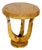 1950s Elegant Art Deco Round Side Table For Sale
