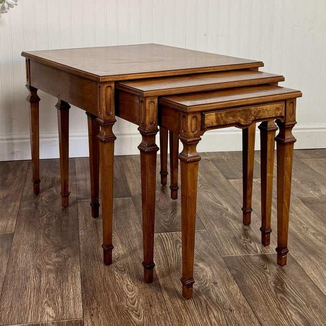 Neoclassical Vintage Vercelli Drexel End Tables For Sale - Image 3 of 14