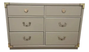 Campaign Style Dresser by Thomasville Furniture