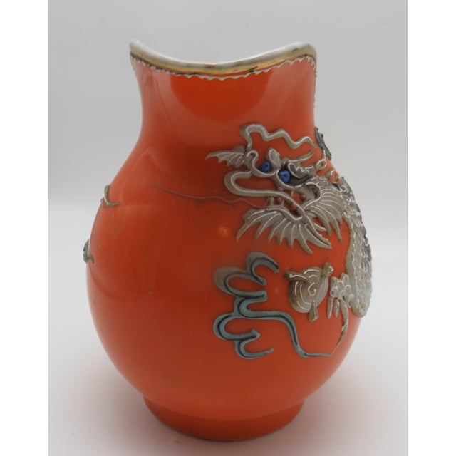 Japanese Antique Japanese Dragonware Moriage Dragon Creamer/Pitcher For Sale - Image 3 of 15