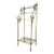 1930s Hollywood Regency Gold Iron Towel Rack For Sale