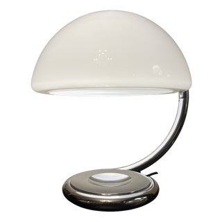 Model 599 Serpente Desk Lamp by Elio Martinelli for Martinelli Luce, 1960s, Early Edition For Sale
