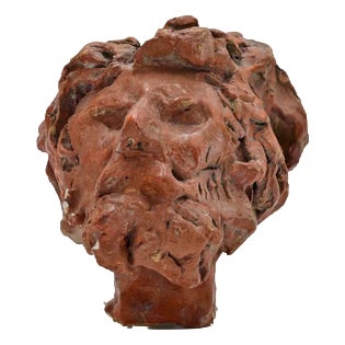 Sirio Pellegrini, Portrait Sculpture, 1960s, Terracotta For Sale