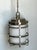 Vintage Ralph Lauren XL “Crosby” Polished Nickle and Glass Pendant For Sale - Image 9 of 14