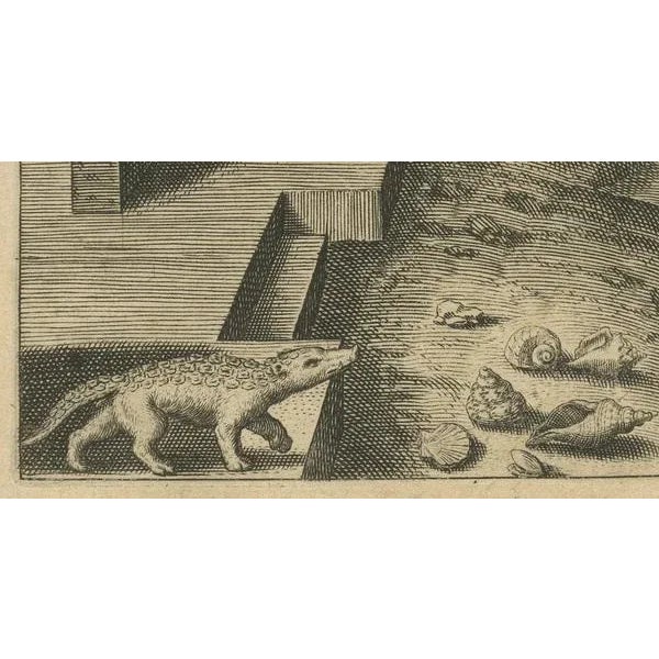 17th Century De Bry, Maritime Marvels of Dutch Seafarers at Cochin, 1601, Engraving For Sale - Image 5 of 6