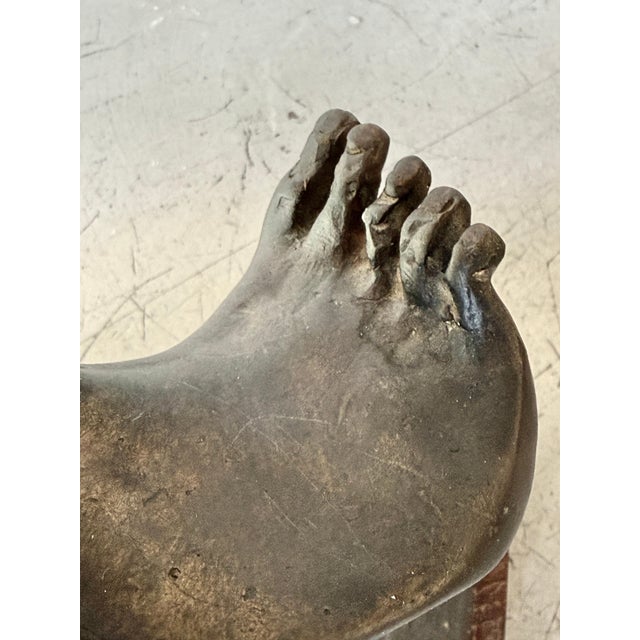 Bronze 1980s Massive Claudio Nicoli Bronze Sculpture Mythological Figure, Icarus For Sale - Image 8 of 18