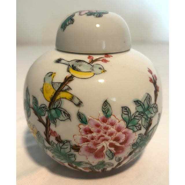 Mid Century Modern Neiman Marcus Porcelain Ginger Jars For Sale - Image 4 of 9