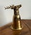 Vintage 1970s hard to find solid brass stag stirrup cup. Made by Gucci in Italy with hallmark stamp around the base of the...