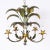 Metal Tole Palm Tree Chandelier For Sale - Image 7 of 7