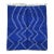 Royal Blue Zigzag Wool Rug - 9.9 X 8 Ft For Sale