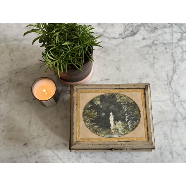 Antique French Tin Box, 1890 For Sale - Image 12 of 14