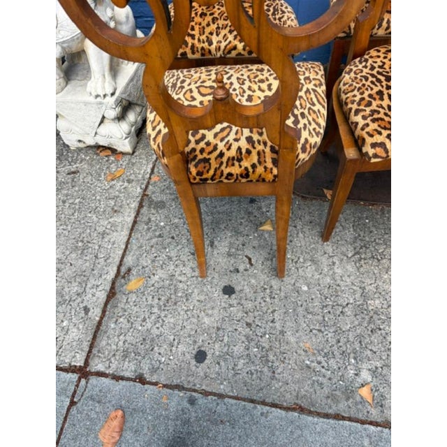 Mid 19th Century Superb Set of Four Austrian Biedermeier Dining Chairs For Sale In West Palm - Image 6 of 8
