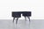 Vintage Black Cerused Desk by Jack Van Der Molen for Jamestown Lounge Co. For Sale In Los Angeles - Image 6 of 14