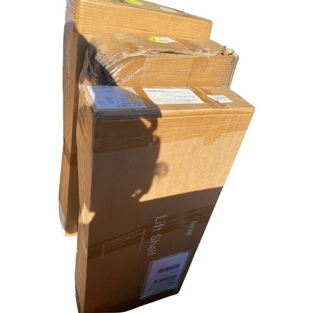 Modern Hem Lift 3 Shelf in Black by Staffan Holm — Set of 4, New in Box For Sale - Image 3 of 3