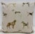 16" Square Pillow Decorated With Various Breeds of Attentive & Obedient Dogs - Made in UK. This pillow was made in Wales,...