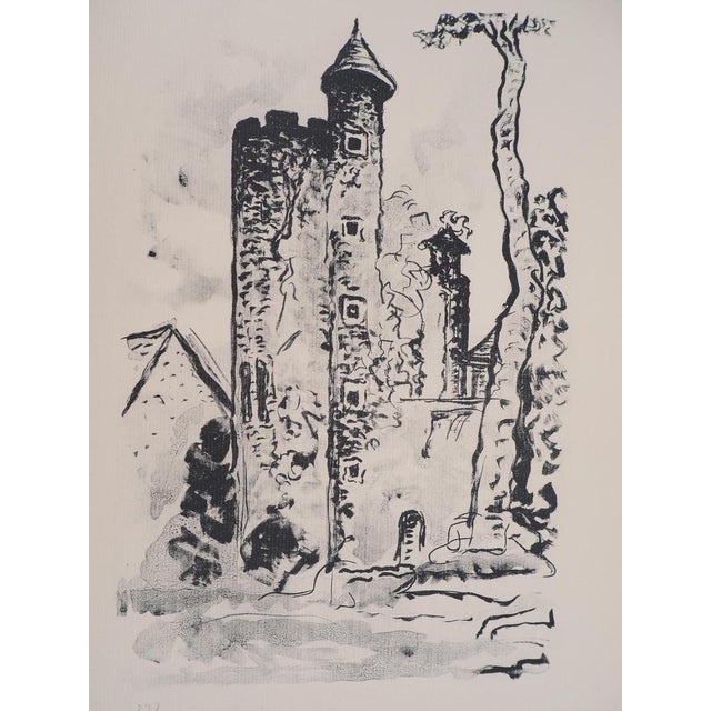 Lucien Mainssieux, Rome, Arch of Constantine, Etching in Colors, 1949 For Sale - Image 6 of 6