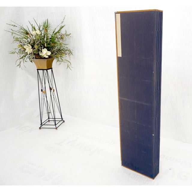 Oriental Decorative 8 Panel Silk Embroidery Peacock Scene Room Divider Screen For Sale - Image 11 of 18