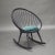 Circle Rocking Chair by Yngve Ekström for Stol AB Sweden, 1960s For Sale - Image 9 of 12